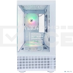 Корпус 1STPLAYER MIKU Mi2-A ARGB White / mATX / 3x120mm ARGB fans / Mi2-A-WH-2FC7R-W-1FC7-W, фото3