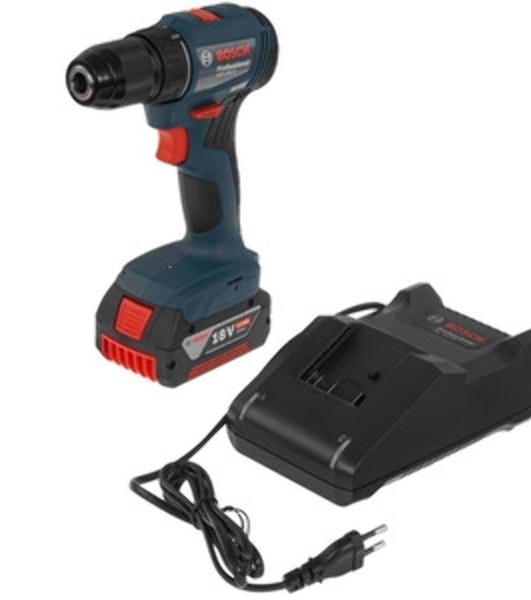 Дрель-шуруповерт Bosch GSR 185-LI, 18 В, 2 Ач, 50 Нм, бесщеточный