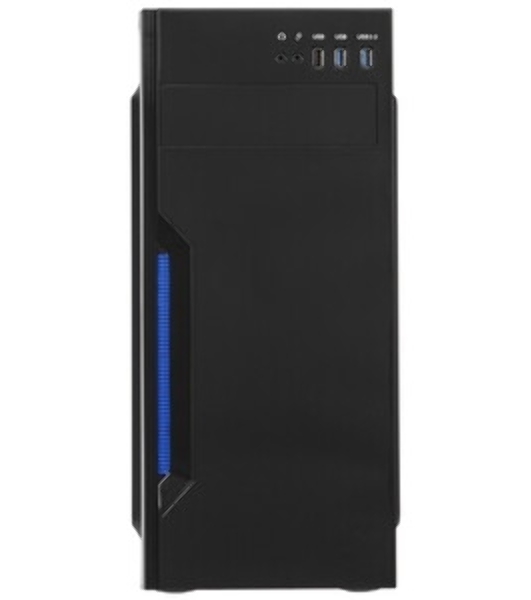 Компьютерный корпус Miditower ExeGate XP-333U Black, ATX, (XP500, Black,120мм), 1*USB/2*USB 3.0, Audio