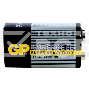 Батарея GP Supercell 1604S 6F22 9V (1шт)