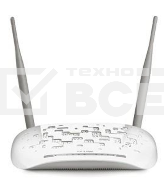 Сетевое оборудование TP-Link SOHO TD-W8961N(RU) 300 Мбит/с, 2T2R, ADSL2/ADSL+, Annex A, 4 порта 100 Мбит/с
