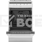 Плита газовая Hansa FCGW51003 белый, конфорок 4 шт, духовка 56 л, 50 см x 85 см x 60 см, фото5