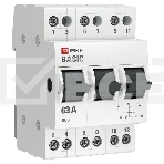 Переключатель трехпозиционный 3п 63А Basic EKF tps-3-63, фото 1