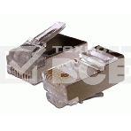 Коннектор RJ45 STP 8P8C, универсальный, для толстого кабеля, cat.6, 100 шт., фото2