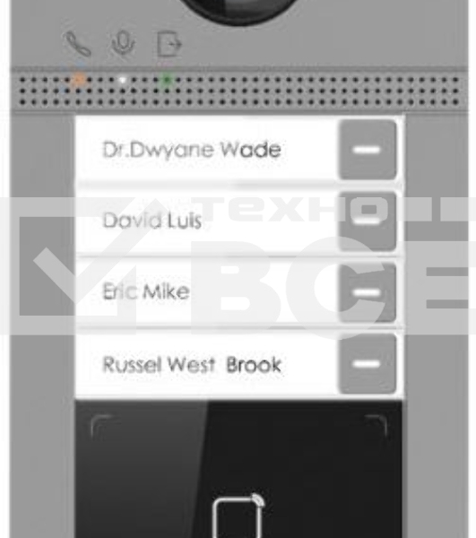 Видеопанель HiWatch VDP-D4214W