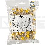 Клемма IEK СМК UKZ60-412-100 2x 0.2-0.4мм2 дл.19мм ш.13.5мм желтый (упак.:100шт), фото3