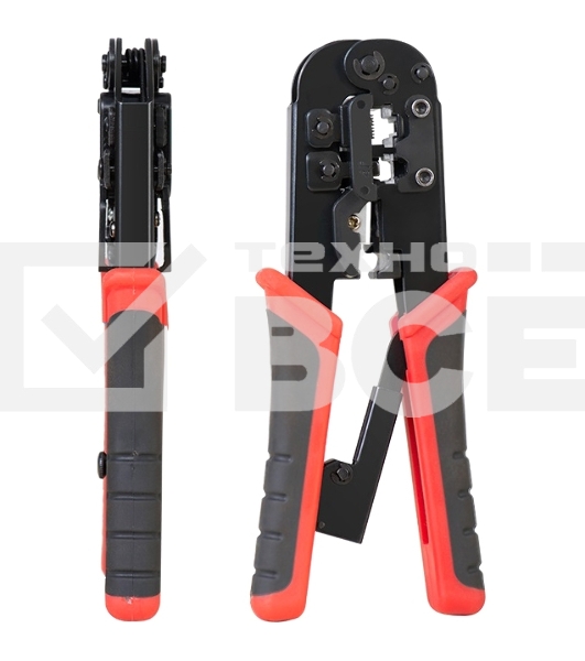 Обжимной инструмент Vention для витой пары с фиксатором RJ45/RJ12/RJ14/RJ11 (8p8c,6p6c,6p4c,6p2c)