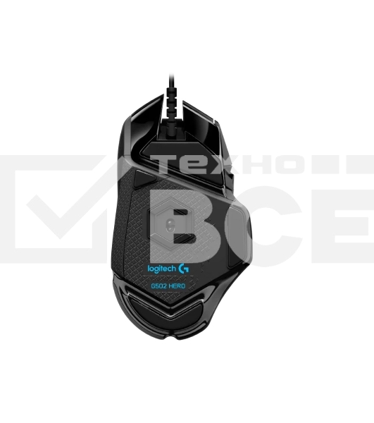 Мышь проводная Logitech G502 HERO черный, 25600 dpi, USB, кнопки - 11