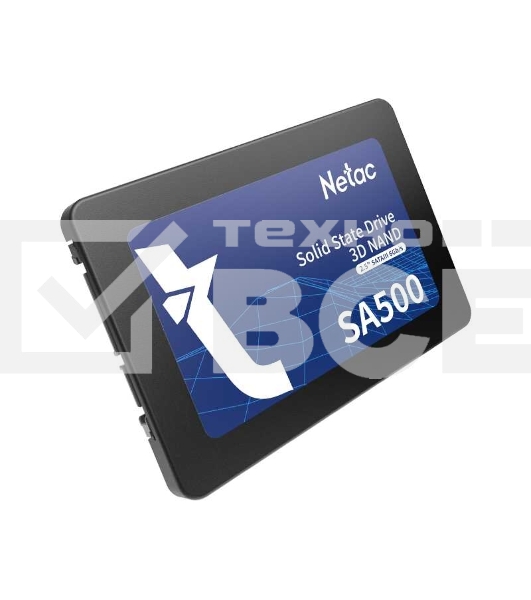 Накопитель SSD Netac SA500, 128Gb, SATA III, 2.5