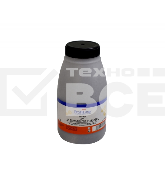 Тонер PL-CE285/CE278/CB436 для принтеров HP LJ P1102/M1132/1212/P1566/1606/M1536/P1505/M1120/1522 100 гр ProfiLine пр-во TTI Фасовка РФ