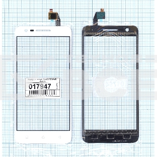 Сенсорное стекло (тачскрин) для Lenovo Vibe C2 / Vibe C2 Power (K10A40) белое