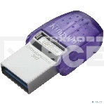 Флеш диск Kingston 128Gb DataTraveler microDuo 3C DTDUO3CG3/128GB USB3.0 фиолетовый, фото5