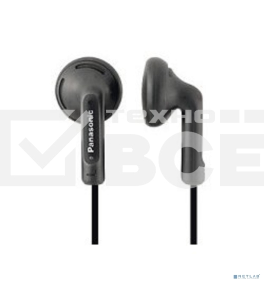 Наушники вкладыши Panasonic RP-HV094GU-K черный проводные (в ушной раковине)