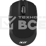 Мышь беспроводная Acer OMR040 черный, 1600 dpi, радиоканал, USB, кнопки - 6, фото2