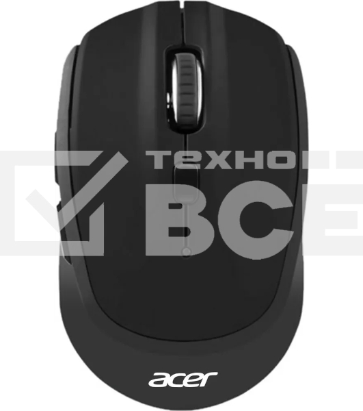 Мышь беспроводная Acer OMR040 черный, 1600 dpi, радиоканал, USB, кнопки - 6