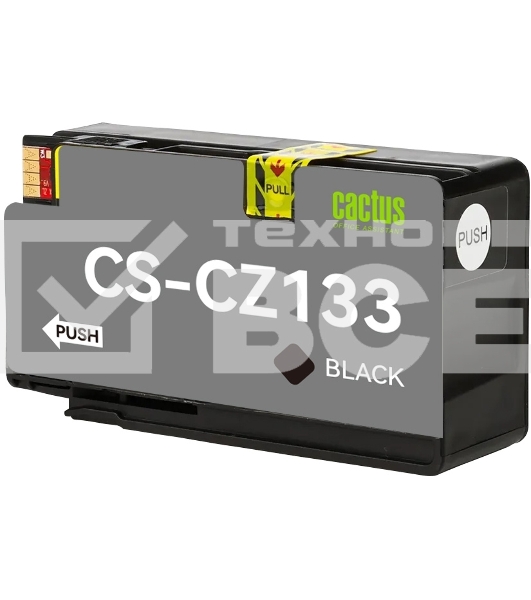 Картридж струйный Cactus CS-CZ133 №711 черный (73 мл) для HP DesignJet T120/T520