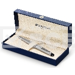 Ручка шариковая Waterman Expert 3 (CWS0952100) Stainless Steel CT M син. черн. подар.кор. сменный стержень 1стерж. кругл. 1цв., фото4