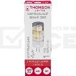 Лампа светодиодная Thomson TH-B4206 5Вт цок.:G4 капсул. 220B 4000K св.свеч.бел.нейт. (упак.:1шт), фото3