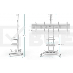 Стойка для телевизора с кронштейном ONKRON TS1881 50