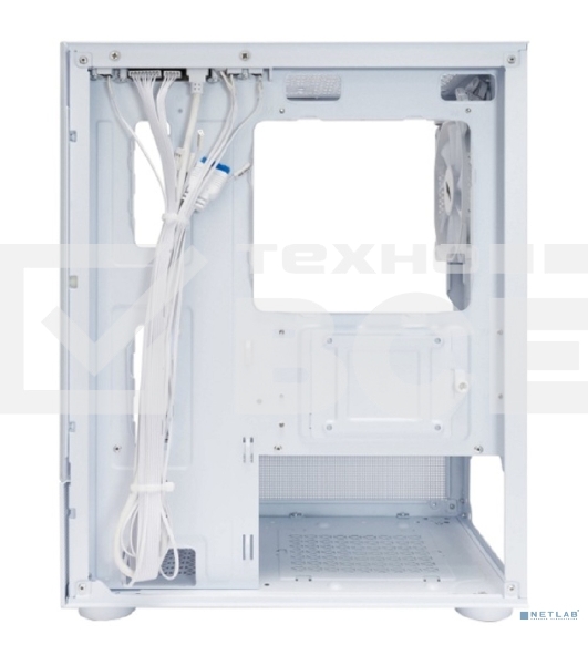 Корпус 1STPLAYER MIKU Mi2-A ARGB White / mATX / 3x120mm ARGB fans / Mi2-A-WH-2FC7R-W-1FC7-W
