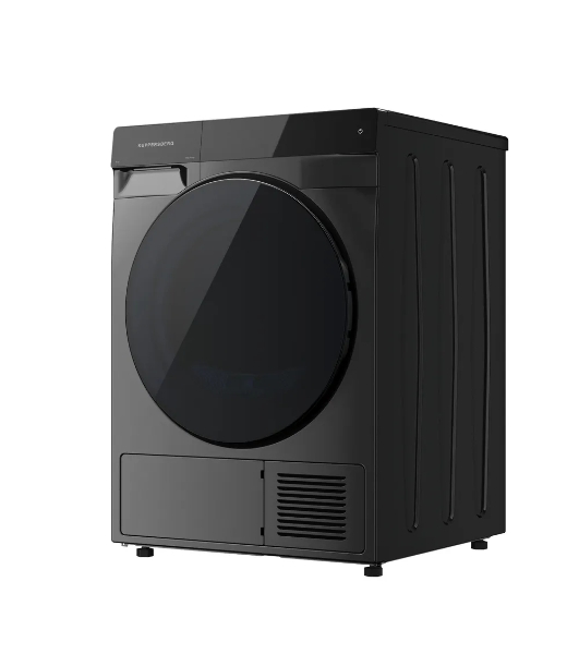 Сушильная машина Kuppersberg DM 590 GR, High-Tech, загрузка 10 кг, 16 программ, тепловой насос, отсрочка старта, реверс барабана, ультрафиолет, сенсорное управление, блокировка от детей, энергоэффективность А+, серый