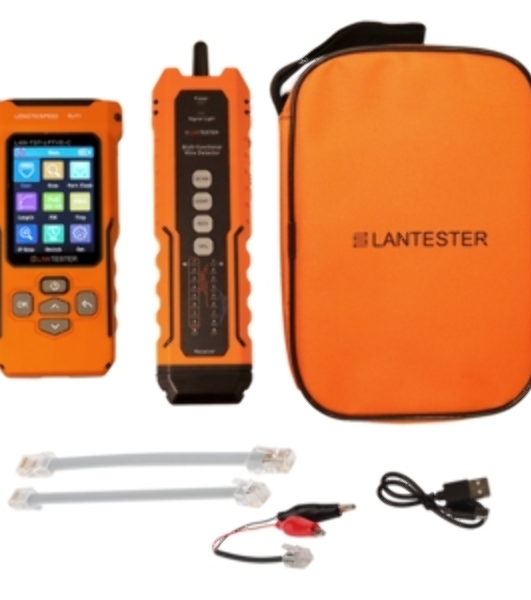 Тестер кабельный Lanmaster LAN-TST-LPTVE-C оранжевый/черный
