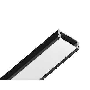 Алюминиевый профиль Ambrella light GP1700BK черный 2000*15.5*6