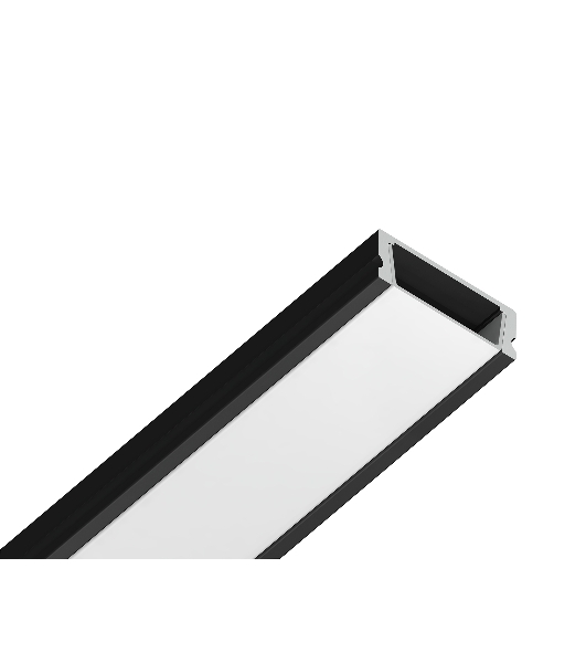 Алюминиевый профиль Ambrella light GP1700BK черный 2000*15.5*6