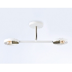 Светильник Ambrella light TR8222/2 WH/SB белый/бронза E27/2 max 40W 510*165*190, фото 1