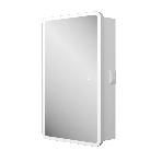 Зеркальный шкаф Bau Stil 40х80, LED подсветка, сенсор, плавное закрывание, оборачиваемый, фото8