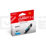 Картридж струйный CLI-451C (6524B001) для Canon PIXMA iP7240/MG6340/MG5440, Голубой, 332стр., фото 1