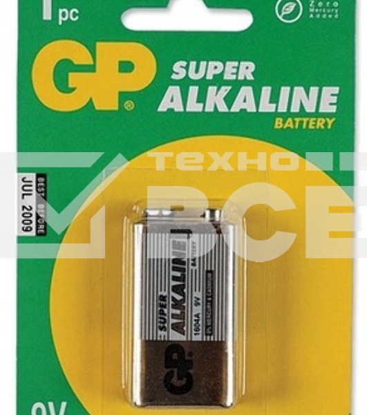 Батарея GP Supercell 1604S 6F22 9V (1шт)