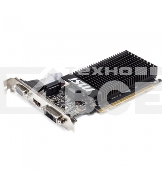 Видеокарта MSI PCI-E GT 710 2GD3H LP nVidia GeForce GT 710 2048Mb 64bit DDR3 954/1600 DVIx1/HDMIx1/CRTx1/HDCP Ret low profile