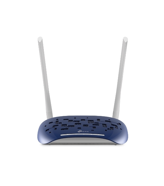 Маршрутизатор TP-Link VDSL/ADSL 300Mbps Wi-Fi VDSL/ADSL Modem Router, 802.11b/g/n, 300Mbps at 2.4GHz, 4 FE LAN ports, 2 fixed antennas, Clound Support, with VDSL splitter, Annex A/B