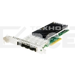Сетевой адаптер PCIE 10GB FIBER 4SFP+ LREC9804BF-4SFP+ LR-LINK, фото 1