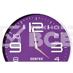 Часы настенные Centek СТ-7101 фиолетовый, фото2