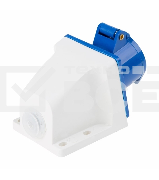 Розетка 113 стационарная 2Р+РЕ 16А 220В IP44 Rexant