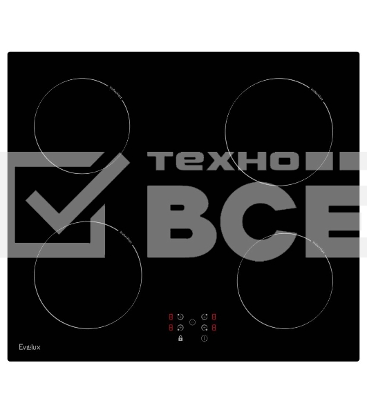 Индукционная варочная панель Evelux HEI 640 B