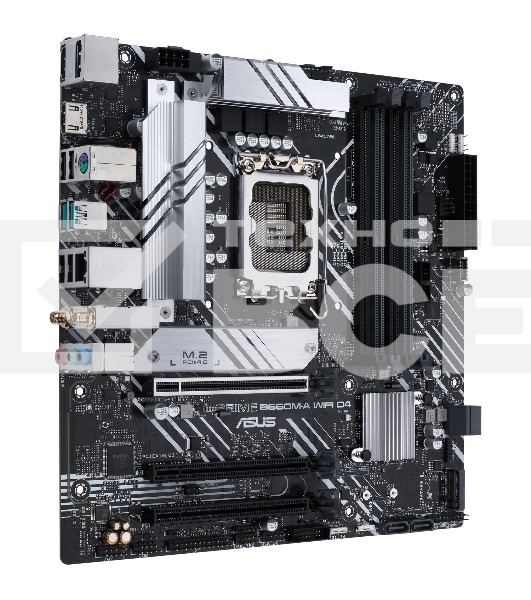Материнская плата ASUS PRIME B660M-A WIFI D4, Socket LGA 1700, Intel B660, 4xDDR4, 4xSATA, 2xM.2, 1xPCIe 4.0 x16, 1xPCIe 3.0 x16, 1xDP, 2xHDMI, 1x 1Gb LAN, 2xUSB-A 3.2 Gen 2, 4xUSB-A 2.0, 3x3.5 мм, 7.1, mATX