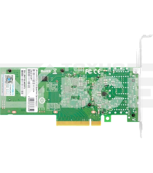 Сетевая карта PCIe x8 10G Quad Port Copper Network Card