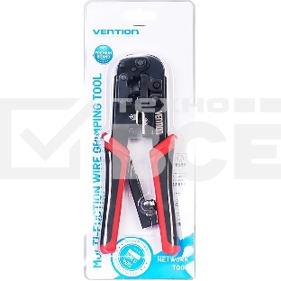 Обжимной инструмент Vention для витой пары с фиксатором RJ45/RJ12/RJ14/RJ11 (8p8c,6p6c,6p4c,6p2c)