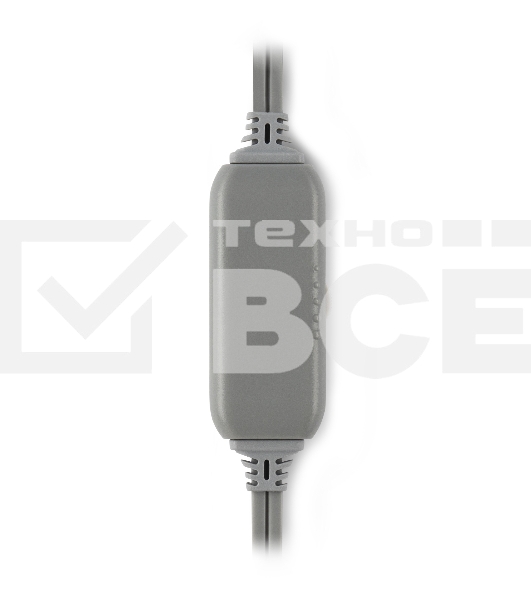 Наушники с микрофоном Oklick/Оклик HS-L600 серый 1.8м мониторные оголовье (1532023)