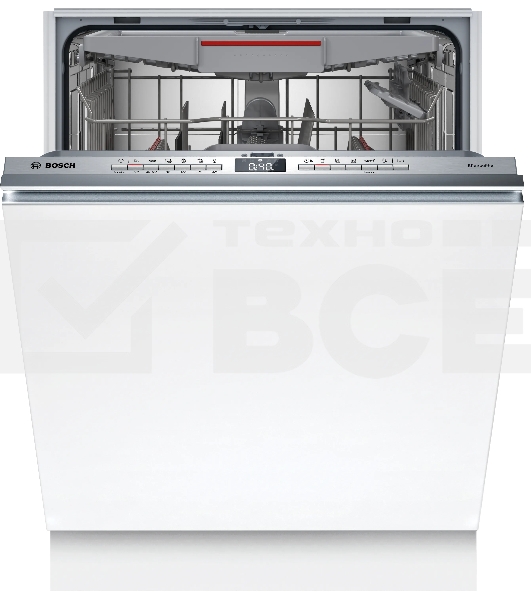 Встраиваемая посудомоечная машина Bosch SMV4HMX65Q, серебристый, 59.8 см, 13 компл., 44 дБ, класс A++