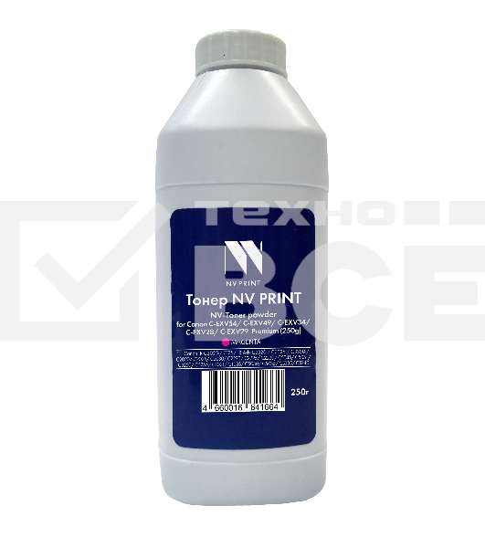 Тонер + девелопер NVP Canon C-EXV54, C-EXV49, C-EXV34, C-EXV28, C-EXV29 (250г) Magenta для IR C3025i, 3125, IR Adv C3320i, C3325i, C3330i, C2020, C2025, C2030, C2220, C2225, C2230, C5045, C5051, C5250, C5255, C1021, C1028, C5030, C5035, C5235, C5240 Premi