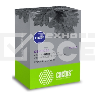 Картридж матричный Cactus CS-ERC28 фиолетовый 12.7мм, 3.1м, 2 000 000 знаков для Epson ERC28/M2000