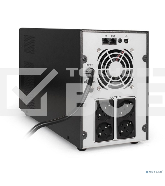 Источник бесперебойного питания ExeGate EP287660RUS SpecialPro Smart LLB-3000.LCD.AVR.EURO.RJ.USB <3000VA/1800W, LCD, AVR, 4 евророзетки, RJ45/11, USB, Black>