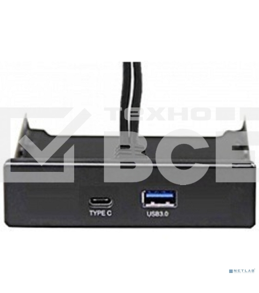 Планка USB на переднюю панель Exegate U3H-617, 3,5
