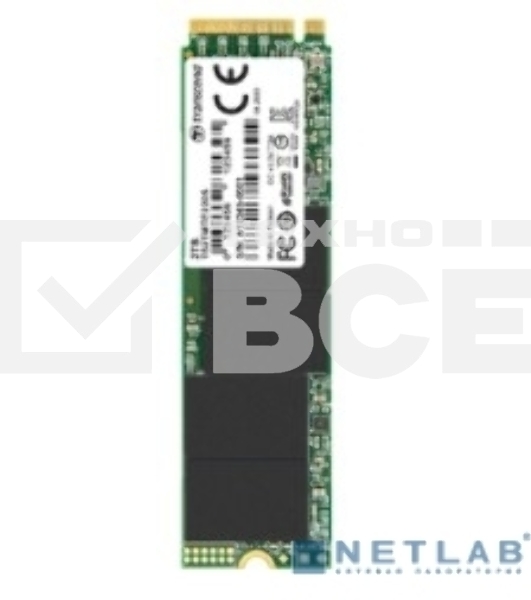 Накопитель SSD Transcend MTE220S SSD 256GB, 3D TLC, M.2 (2280), PCIe Gen 3.0 x4, NVMe, R3300/W1100, TBW 550