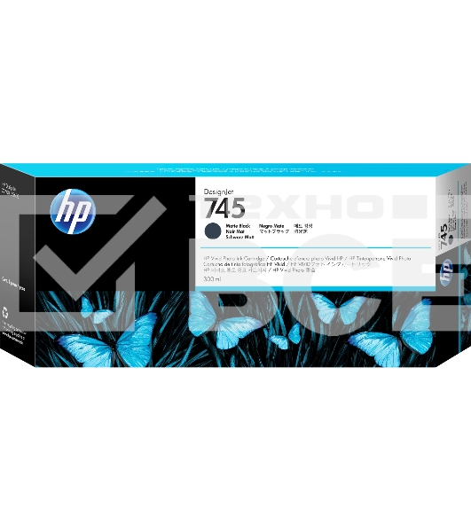 Картридж струйный HP 745 300-ml матовый черный Ink Cartridge