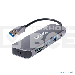 Концентратор D-Link DUB-1325/A1A с 2 портами USB 3.0, 1 портом USB Type-C, слотами для карт SD и microSD и разъемом USB 3.0, фото2